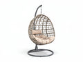 **Hängesessel aus Rattan mit gepolstertem Kissen**